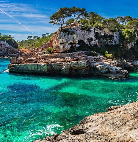 Küste auf der Insel Mallorca