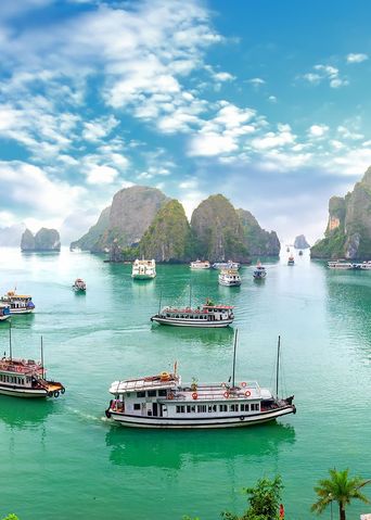 Halong Bucht in Vietnam