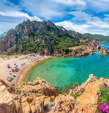 Strand auf der Insel Sardinien