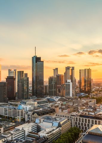 Skyline von Frankfurt