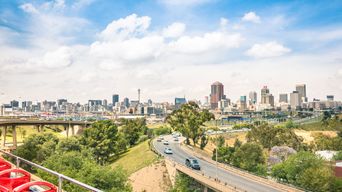 Blick auf Johannesburg
