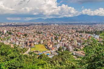 Blick auf Kathmandu