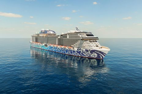 MSC Euribia auf hoher See
