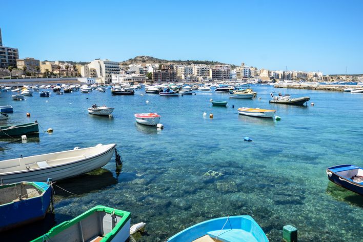 Hafen von St. Paul´s Bay auf Malta