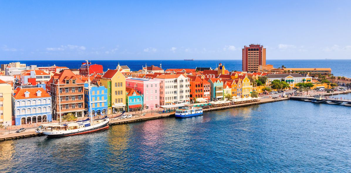 Blick auf Curacao