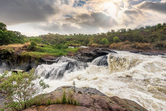 Wasserfall in Uganda