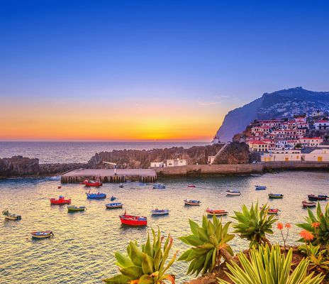 Sonnenuntergang auf Madeira