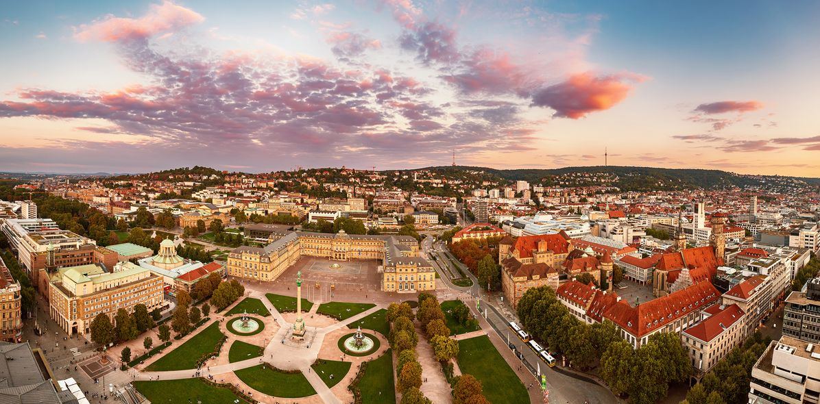 Schlossplatz in Stuttgart