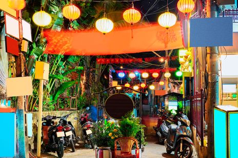 Motorräder in Hoi An