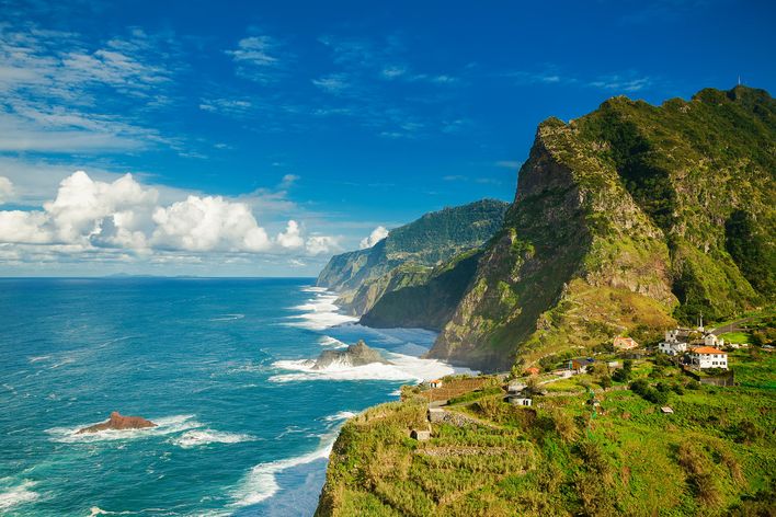 Markante Felsen der Insel Madeira