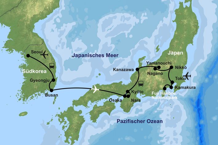 Rundreise von Seoul bis Tokio-1