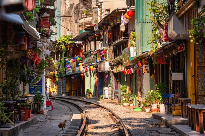 Train Street in Hanoi