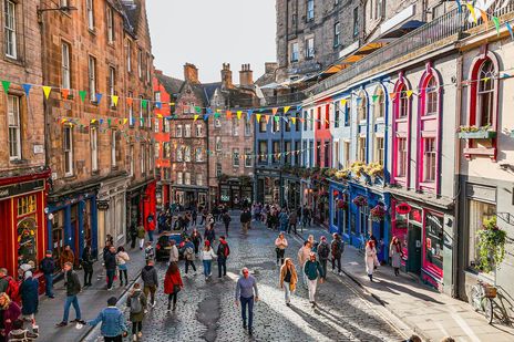 Innenstadt von Edinburgh