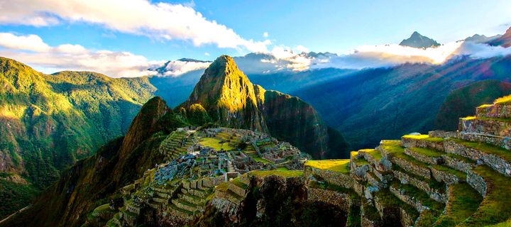 Blick auf den Machu Picchu 
