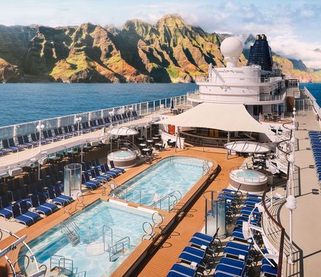 Oberdeck der Pride of America 