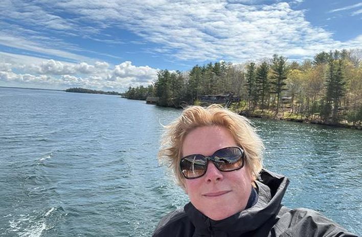 Expertin Katrin bei einer Reise mit dem Auto von Toronto nach Washington