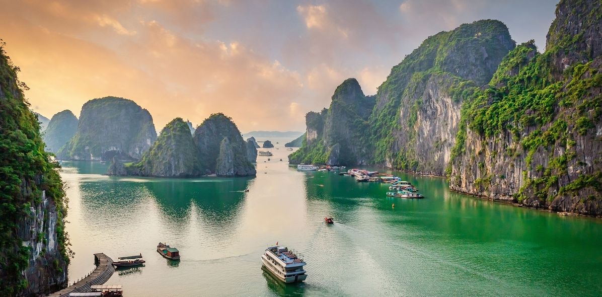 Halongbucht in Vietnam