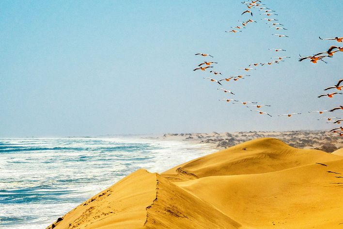 Walvis Bay in Namibia