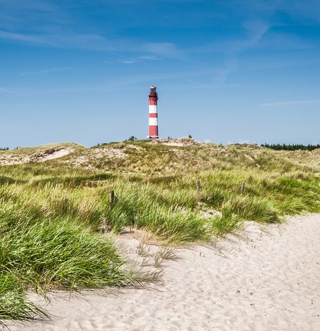 Leuchtturm auf der Insel Amrum