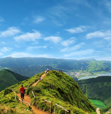 Wanderweg auf den Azoren