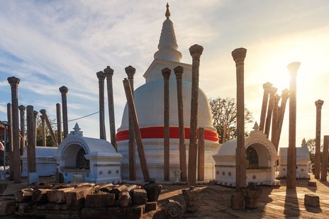 Königsstätte von Anuradhapura in Sri Lanka