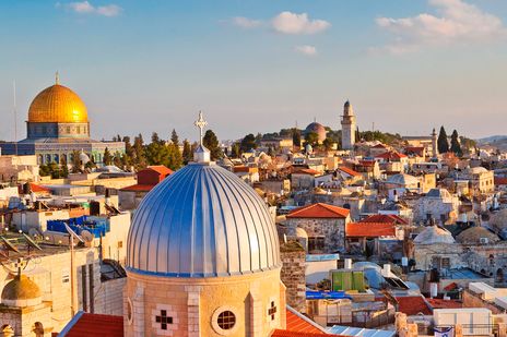 Blick über die Dächer der Altstadt von Jerusalem