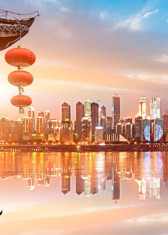 Skyline von Hong Kong