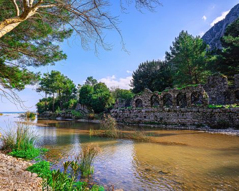 Kreuzfahrt mit einem Motorsegler ab/an Kemer mit Baden in Alanya-3