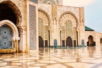 Hassan-II.-Moschee in Casablanca, Marokko