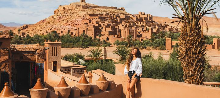 Frau in Ait ben Haddou