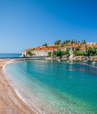 Strand in Montenegro