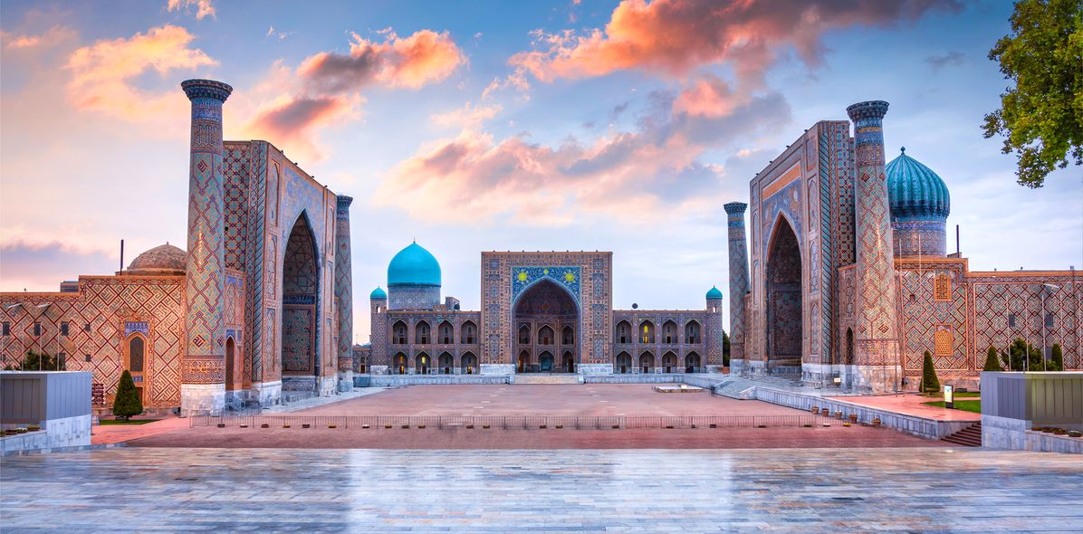 Stadt Samarqand in Usbekistan