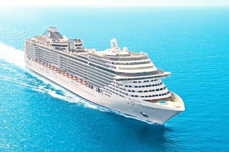 MSC Fantasia auf hoher See