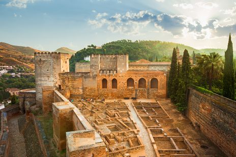 Alhambra in Granda in Spanien