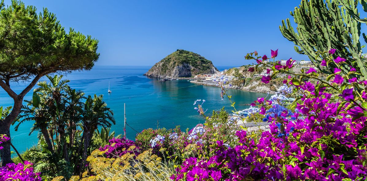 Strand auf der Insel Ischia
