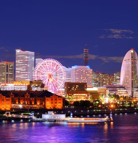 Yokohama bei Nacht