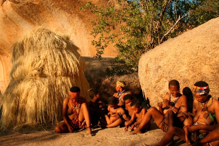 Omandumba Stamm in Namibia