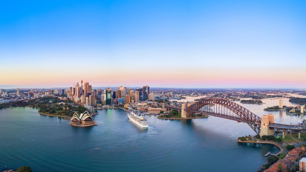 Kreuzfahrtschiff in Sydney