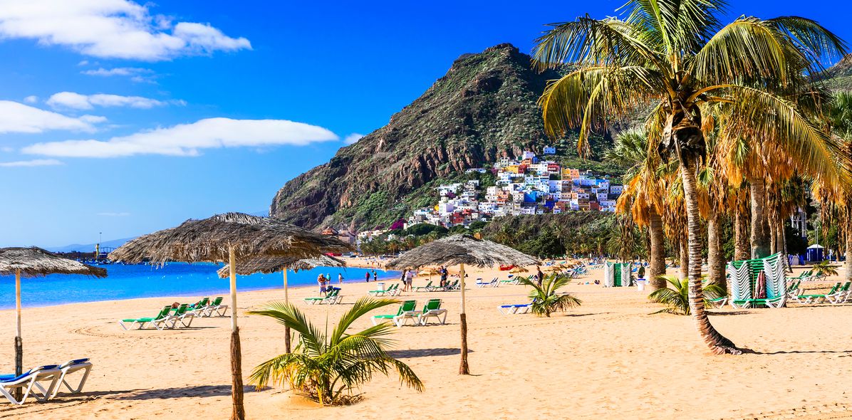 Strand auf Teneriffa auf den Kanaren