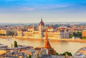 Blick auf die Stadt Budapest