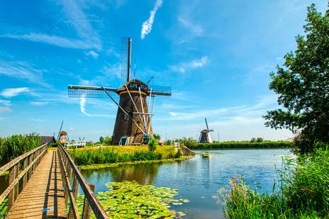 Kinderdijk in Südholland