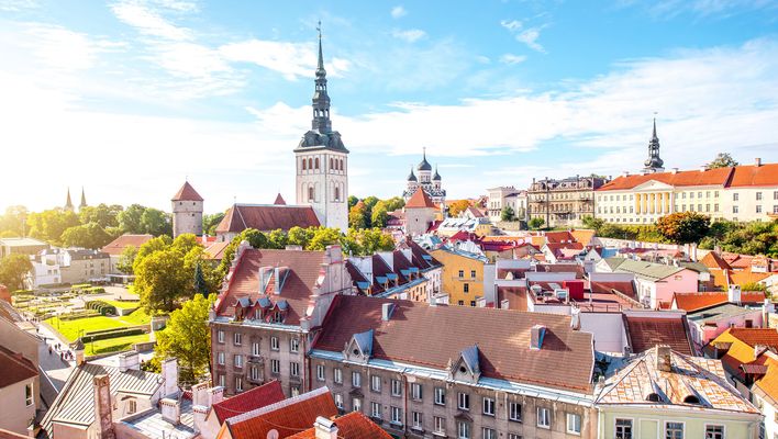 Luftaufnahme von Tallin
