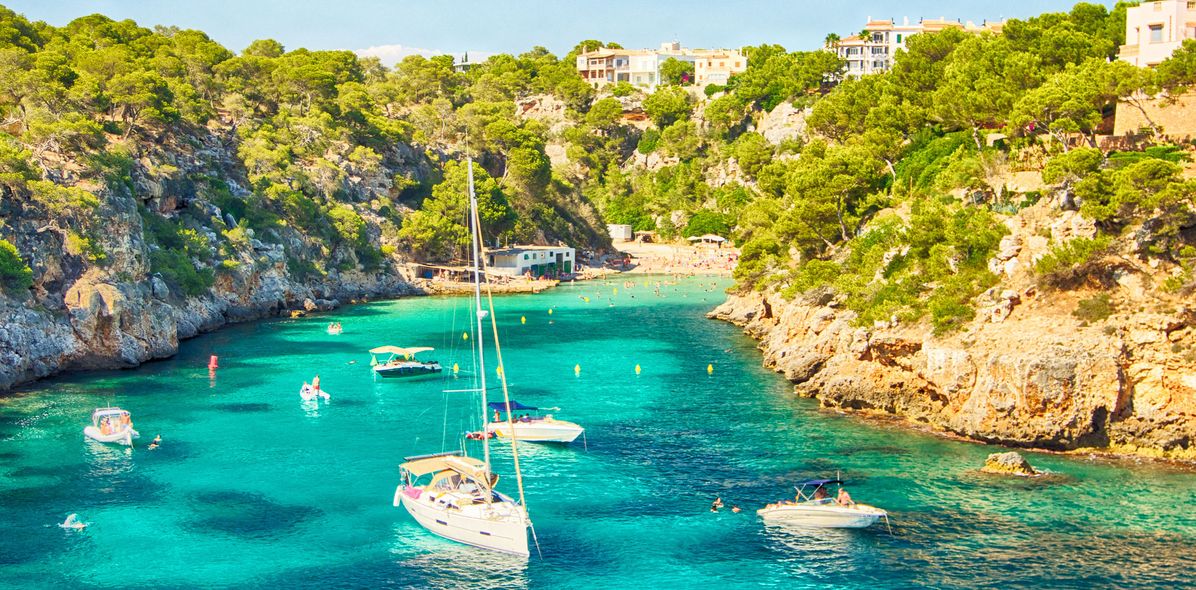 Bucht auf der Insel Mallorca