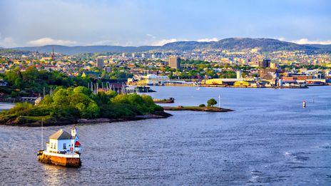 Blick auf die Stadt Oslo