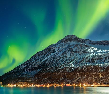 Seydisfjordur Polarlichter