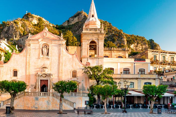 Kirche in Taormina auf Sizilien