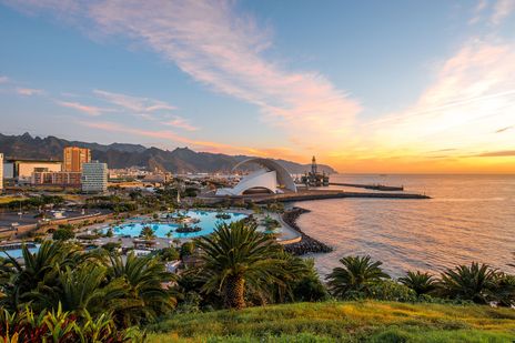 Blick auf Santa Cruz auf Teneriffa