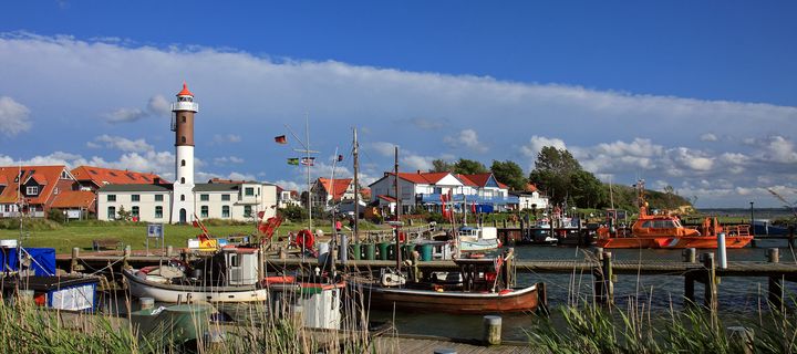 Hafen auf der Insel Poel
