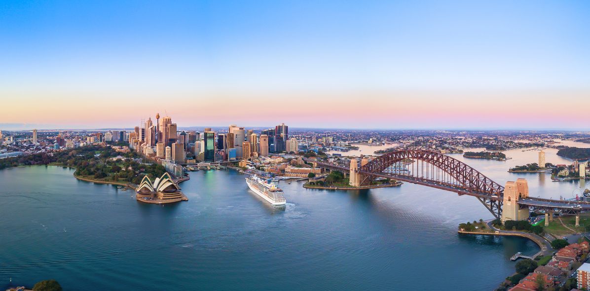 Kreuzfahrtschiff in Sydney