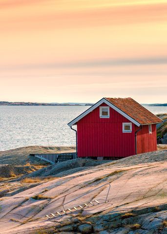Rotes Haus in Schweden